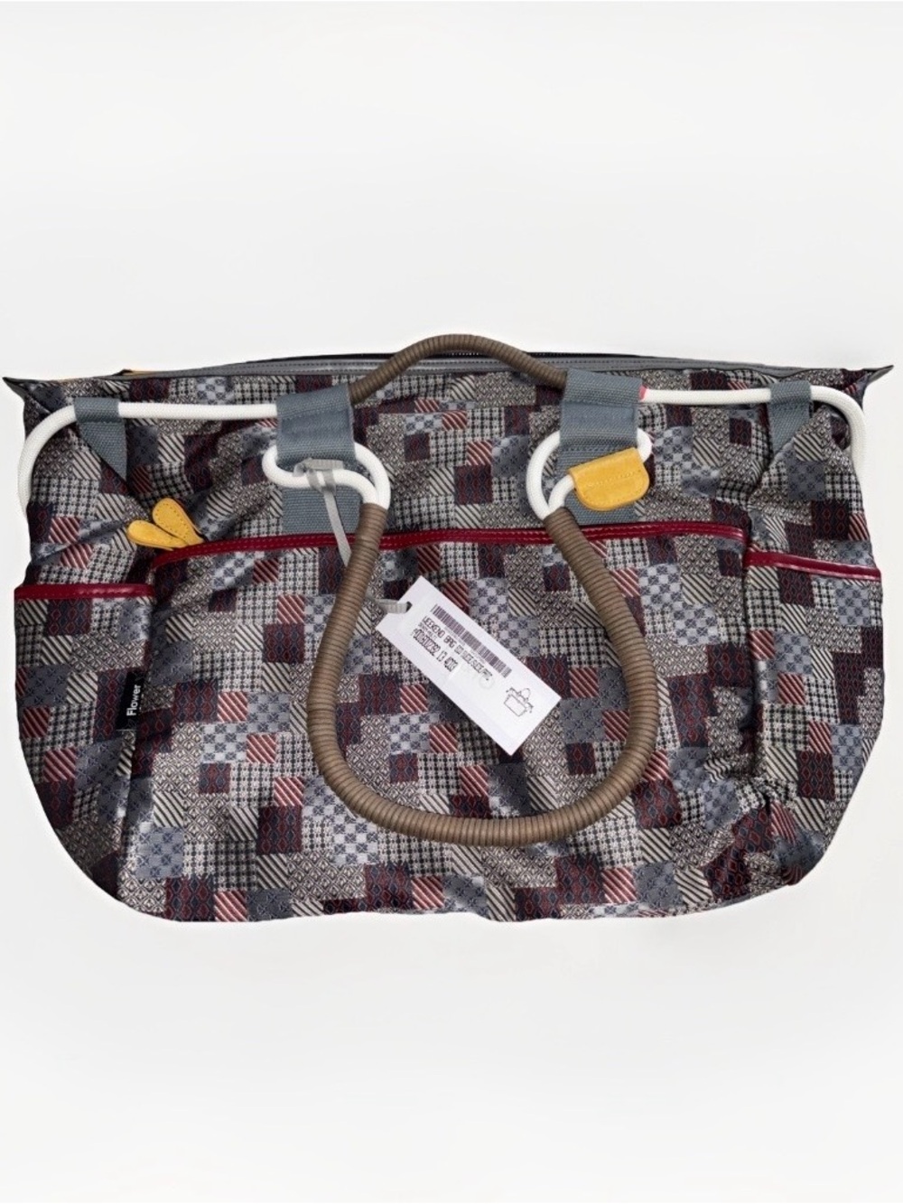 NWT Flower Mountain Weekend Bag in Patchwork Denim-Multi